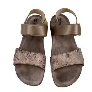 Mephisto Women’s Size 42 Agave Ankle Strap Sandals Leatehr Snakeprint US 12